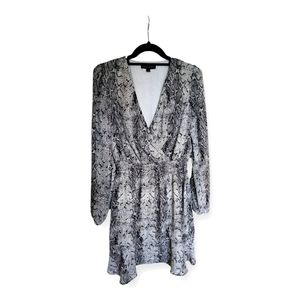 Banana Republic Snake Wrap Style Dress